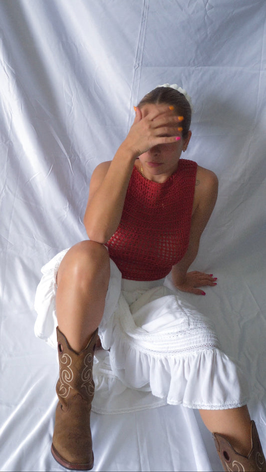 Patrón Gratis - Mesh Tank Top