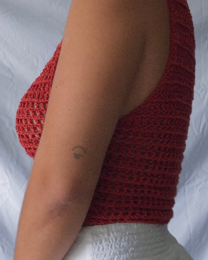 Patrón Gratis - Mesh Tank Top